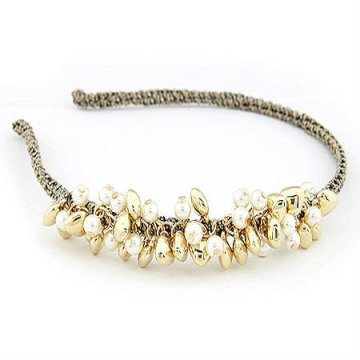 Latest Style Pearl Beaded Hairband Headbands For Girl BH10